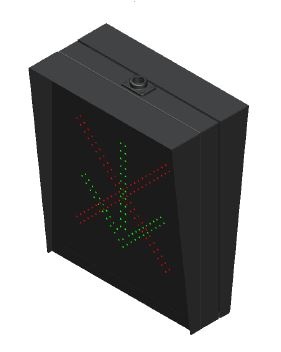 RED X, GREEN ARROW, 30X 36.jpg